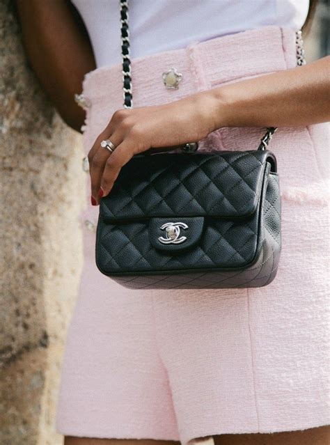 chanel pink square mini|chanel cf mini price.